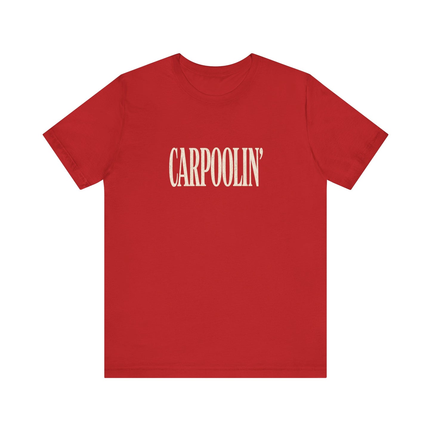 Carpoolin' T-Shirt | Vintage Script text tee, Carpooling theme