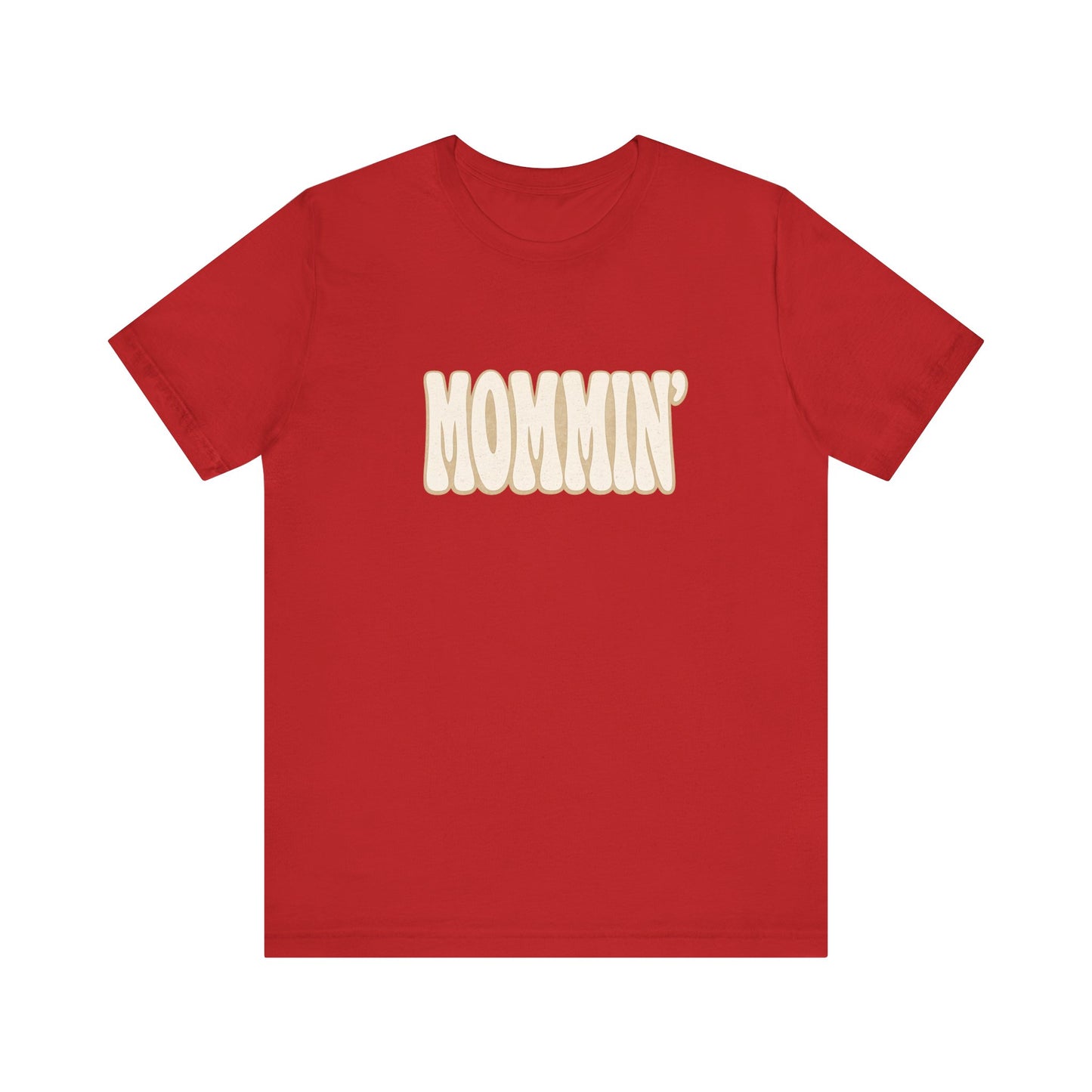 Mommin' Tee | Retro Bubble Text T-Shirt