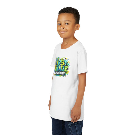 First Grade Name Tee | Personalized Back to School Shirt