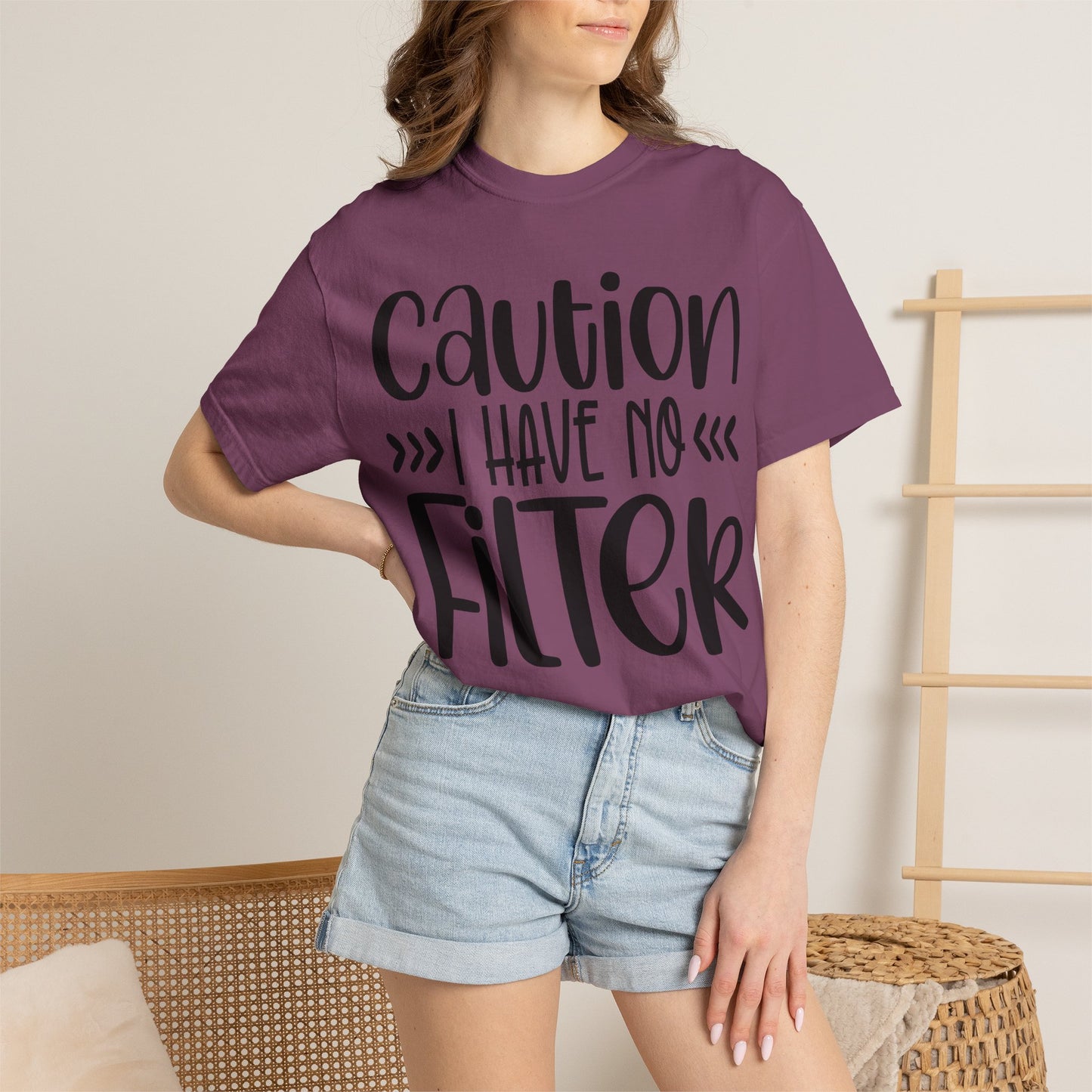 Caution I Have No Filter T-Shirt