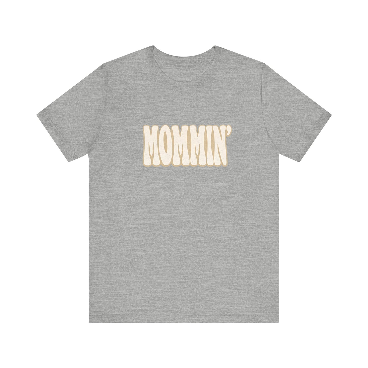 Mommin' Tee | Retro Bubble Text T-Shirt