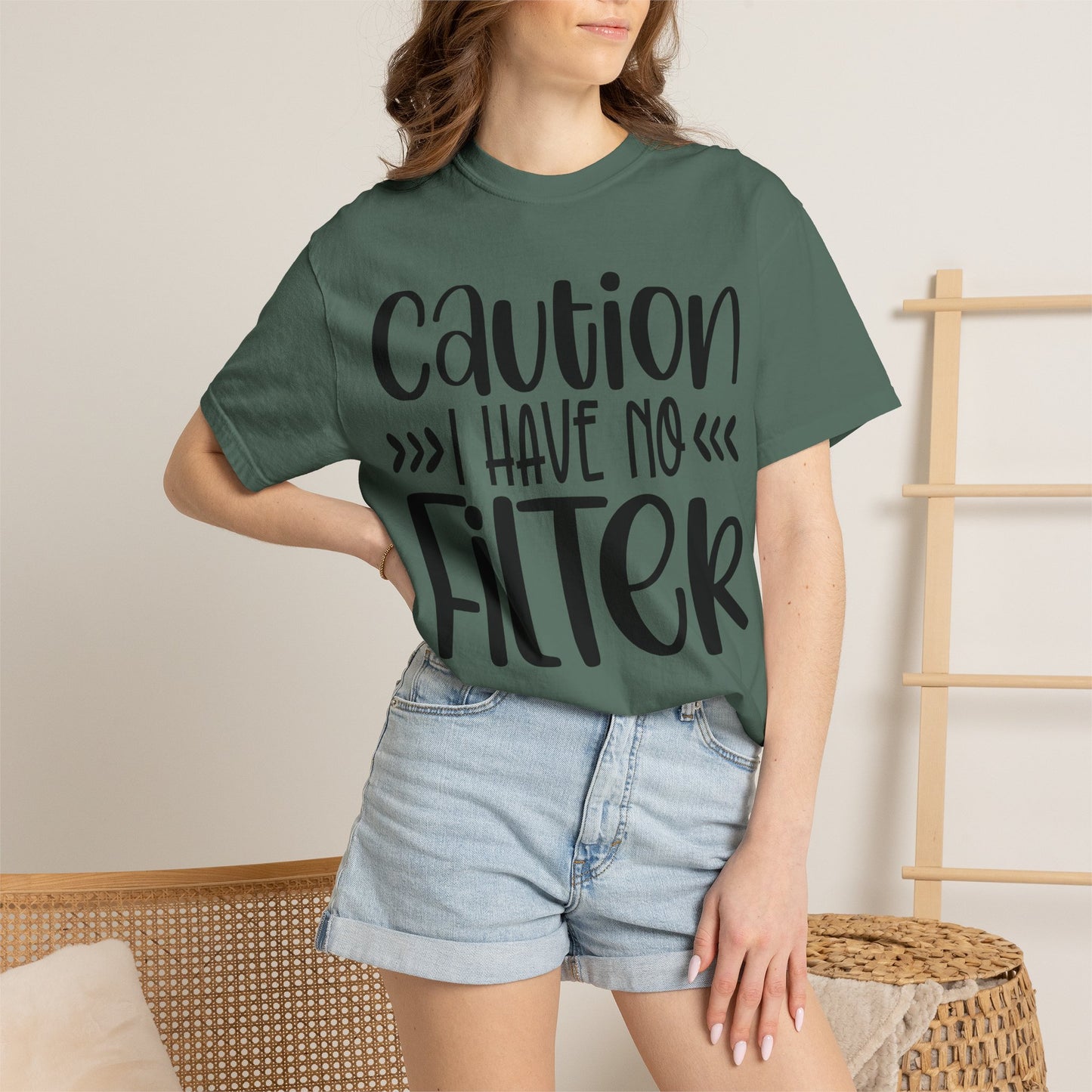 Caution I Have No Filter T-Shirt