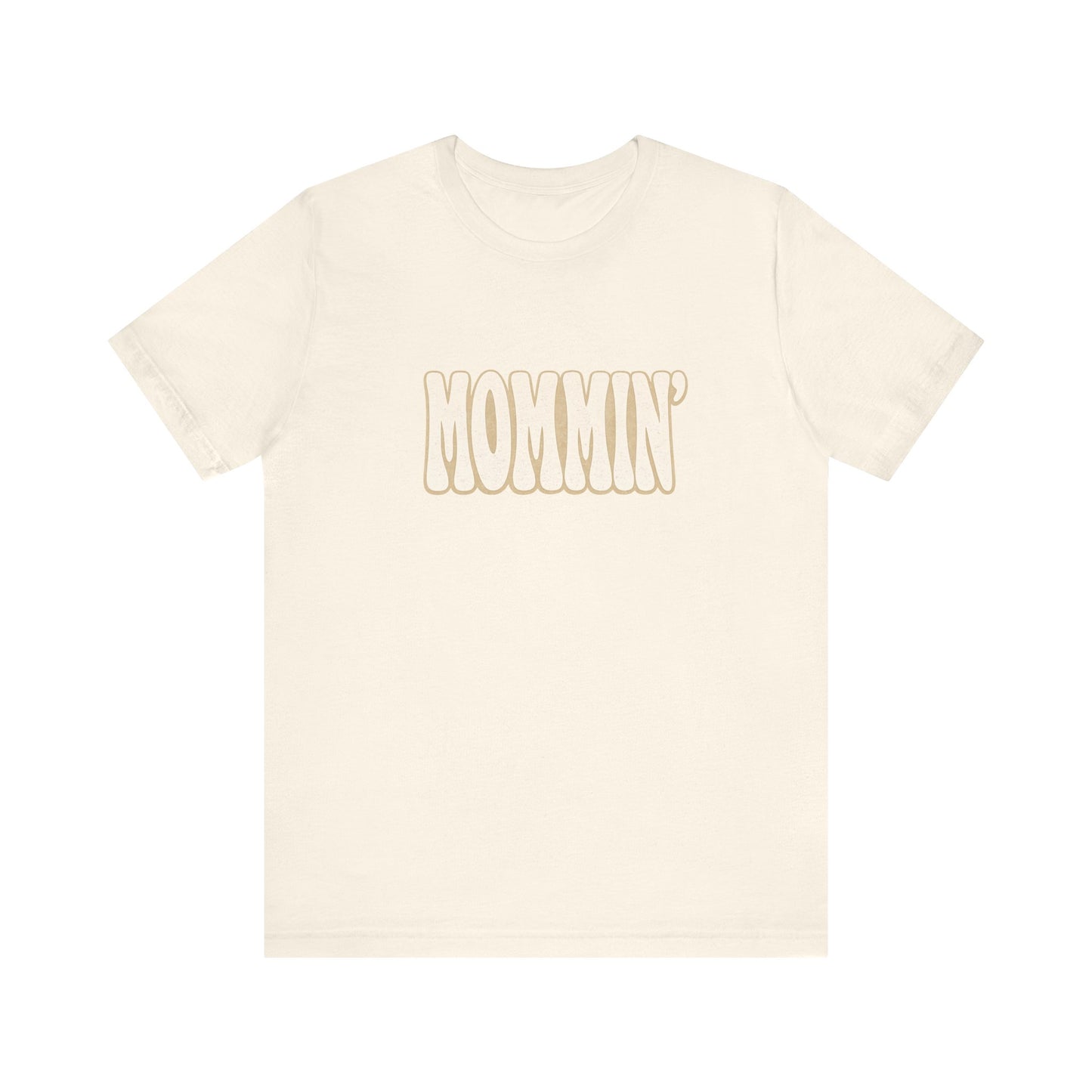 Mommin' Tee | Retro Bubble Text T-Shirt