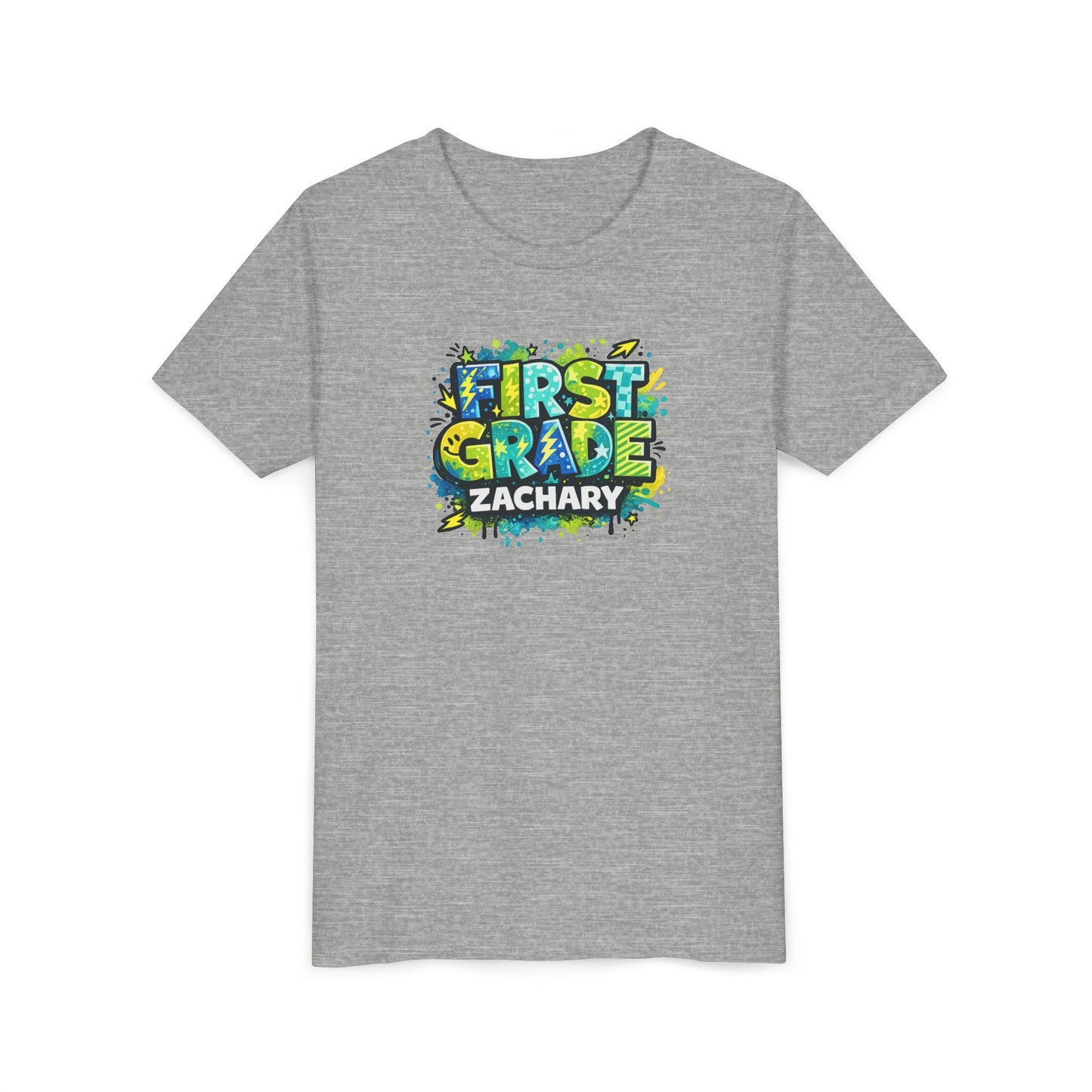 First Grade Name Tee | Personalized Back to School Shirt