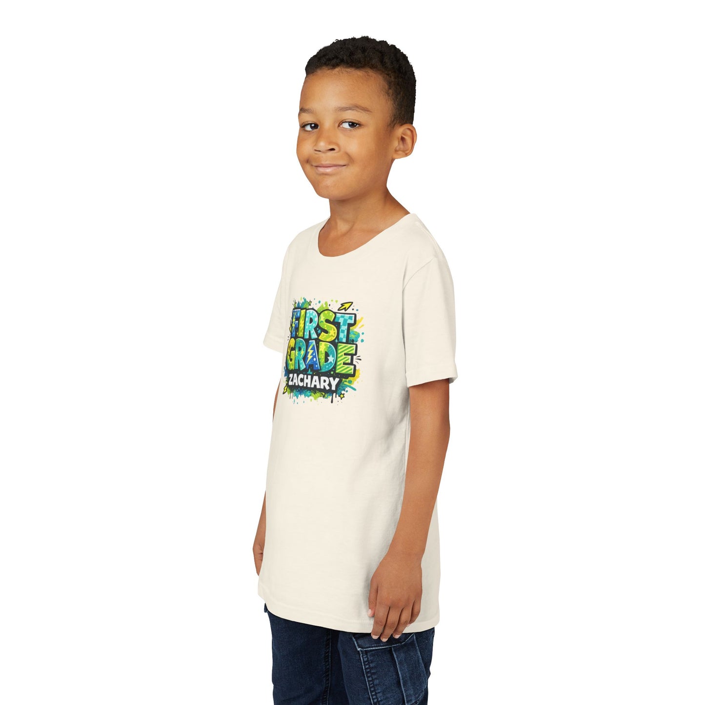 First Grade Name Tee | Personalized Back to School Shirt