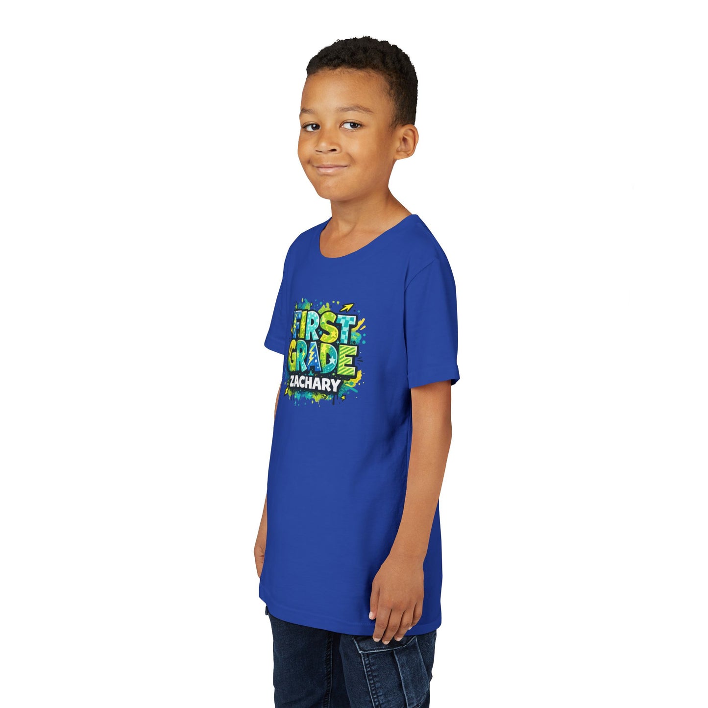 First Grade Name Tee | Personalized Back to School Shirt