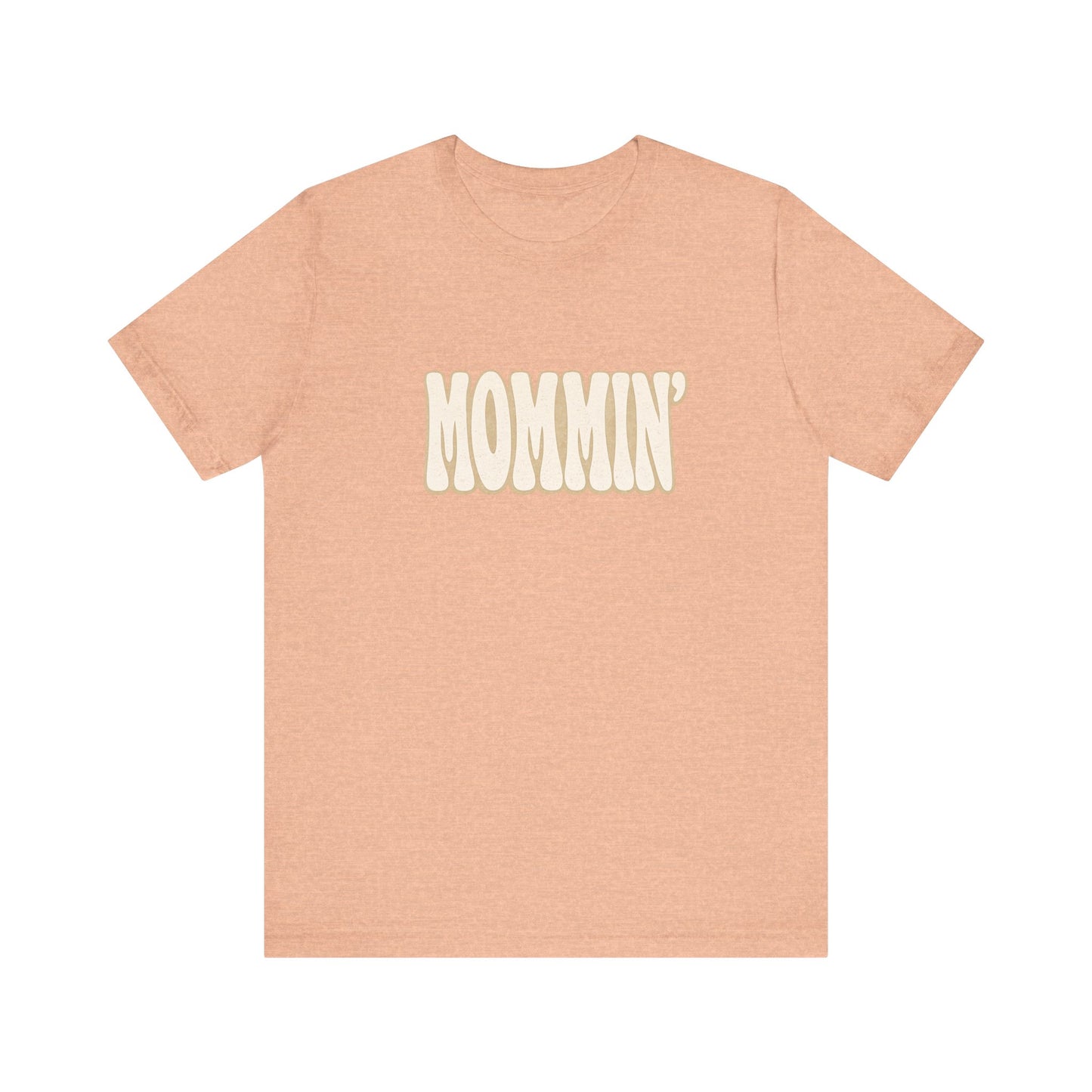 Mommin' Tee | Retro Bubble Text T-Shirt