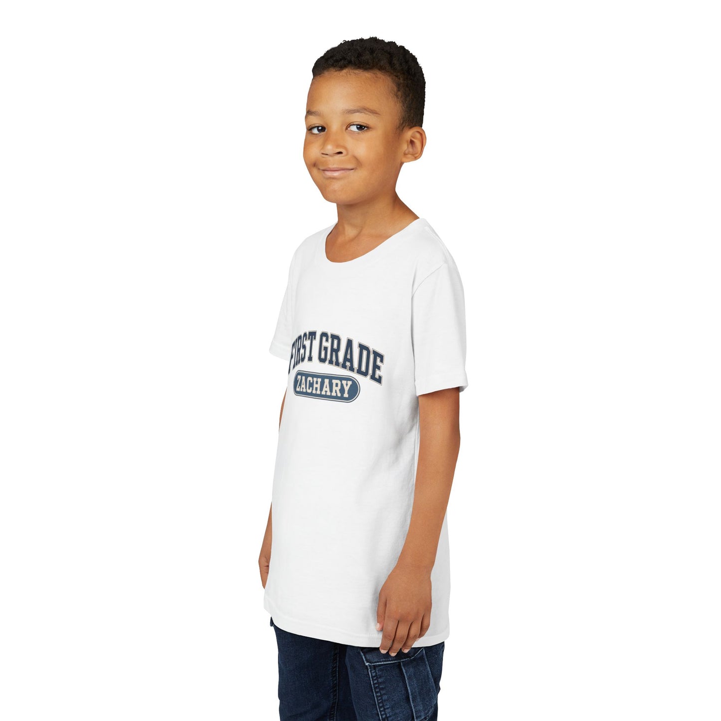 First Grade Varsity Tee | Back to School, Personalized Name