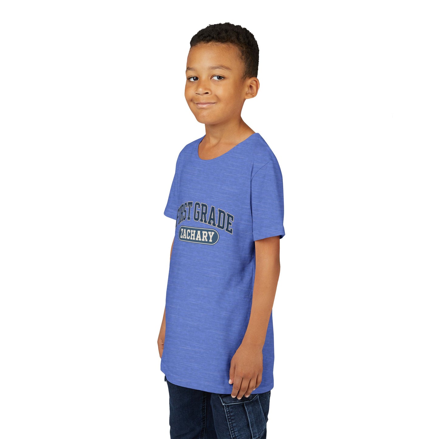 First Grade Varsity Tee | Back to School, Personalized Name