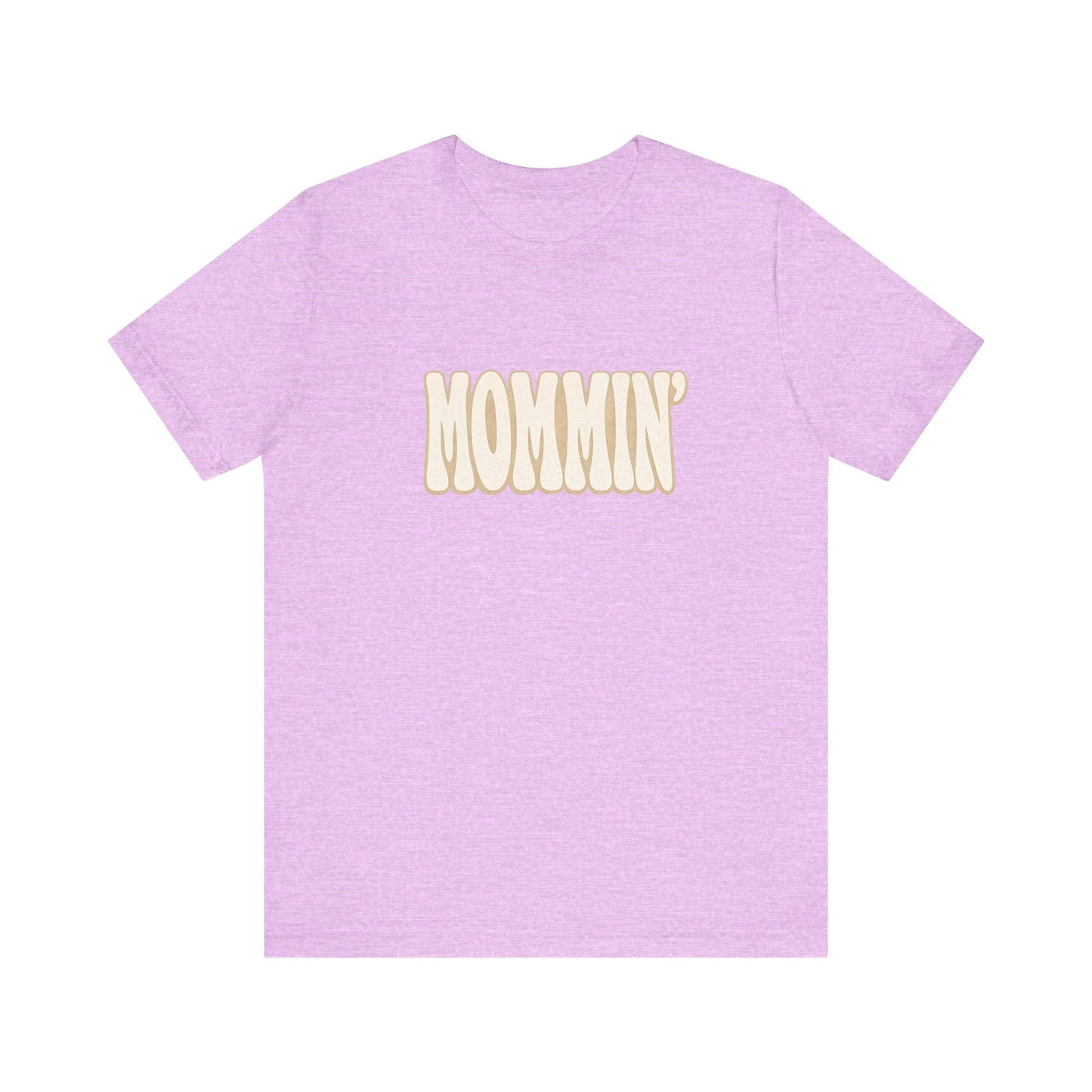 Mommin' Tee | Retro Bubble Text T-Shirt