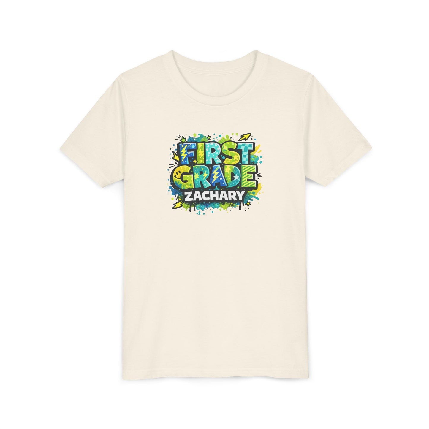 First Grade Name Tee | Personalized Back to School Shirt