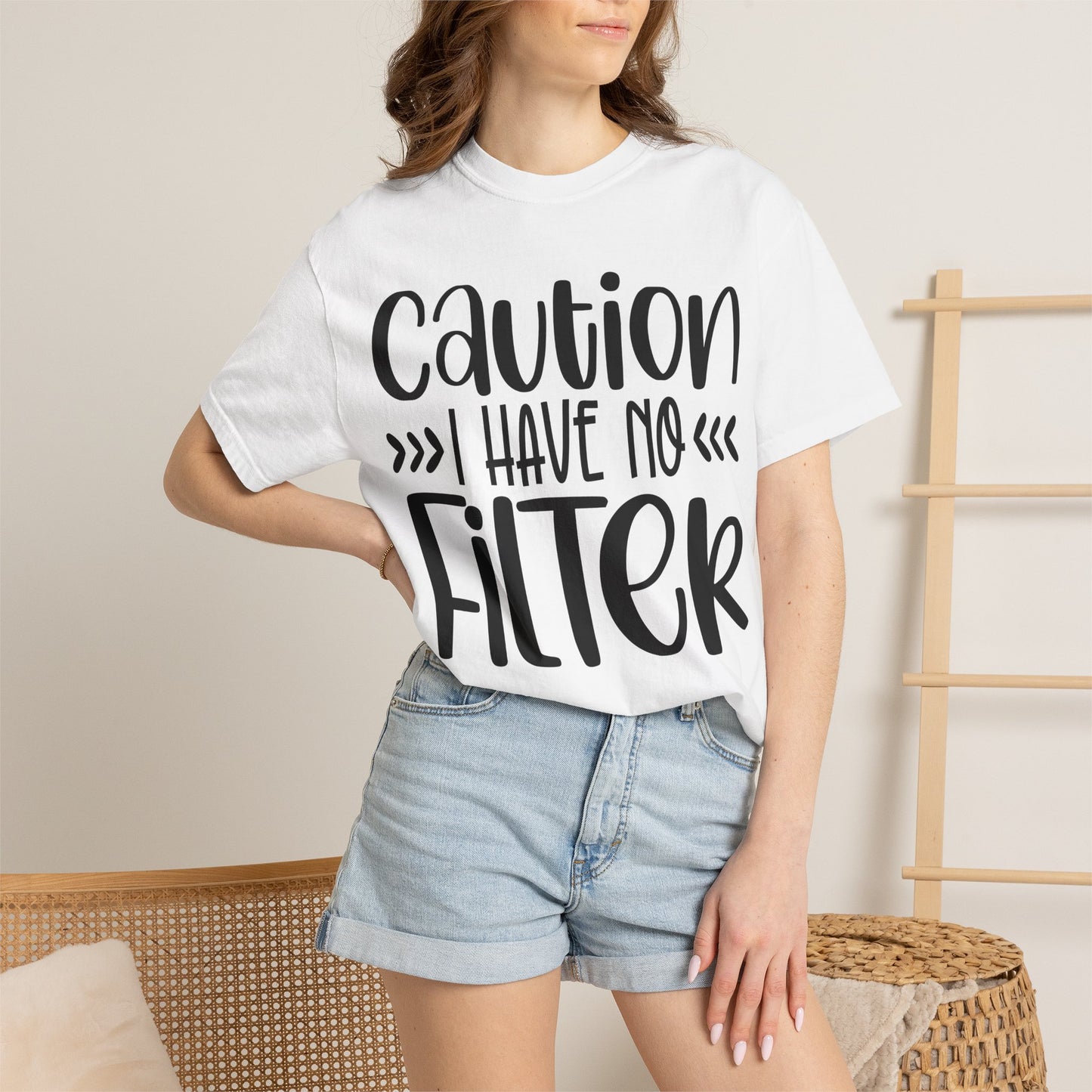 Caution I Have No Filter T-Shirt