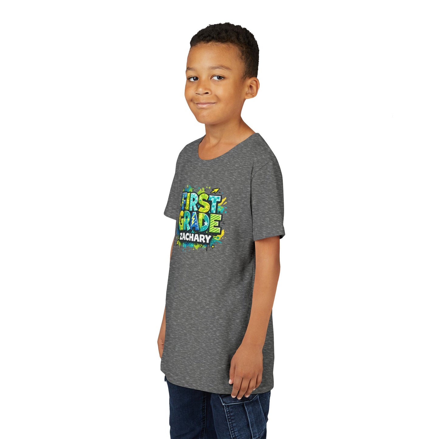 First Grade Name Tee | Personalized Back to School Shirt
