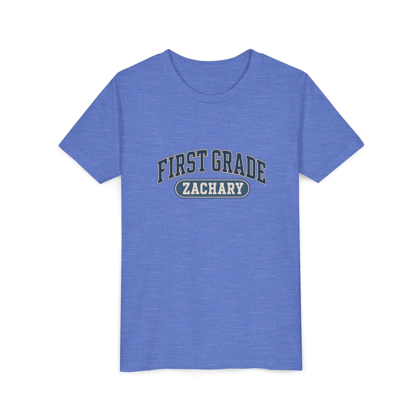 First Grade Varsity Tee | Back to School, Personalized Name