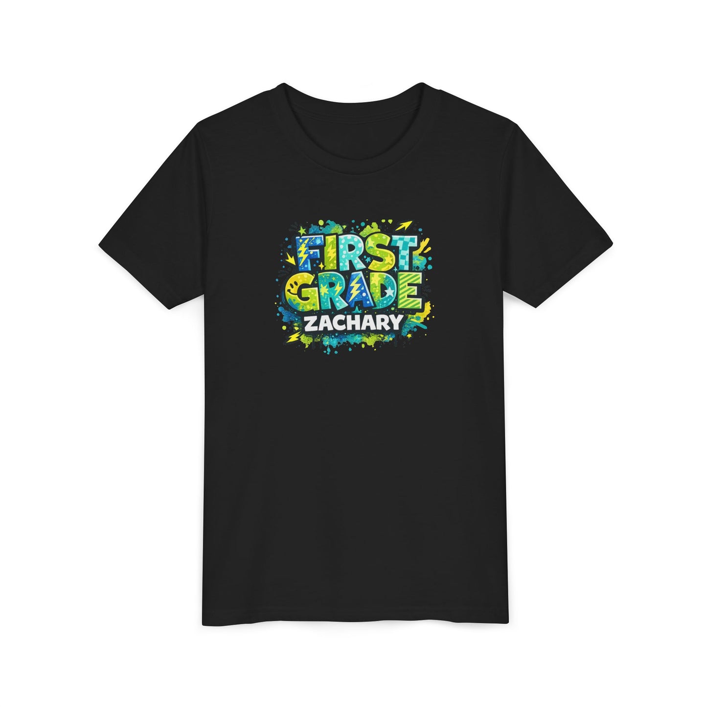 First Grade Name Tee | Personalized Back to School Shirt