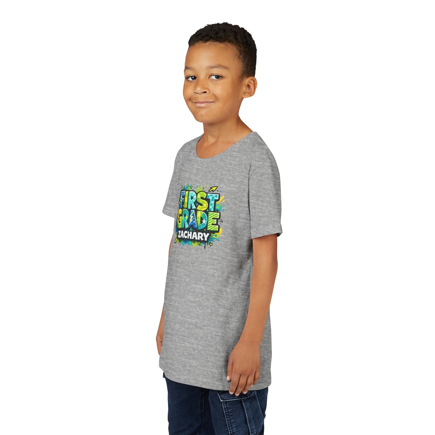 First Grade Name Tee | Personalized Back to School Shirt