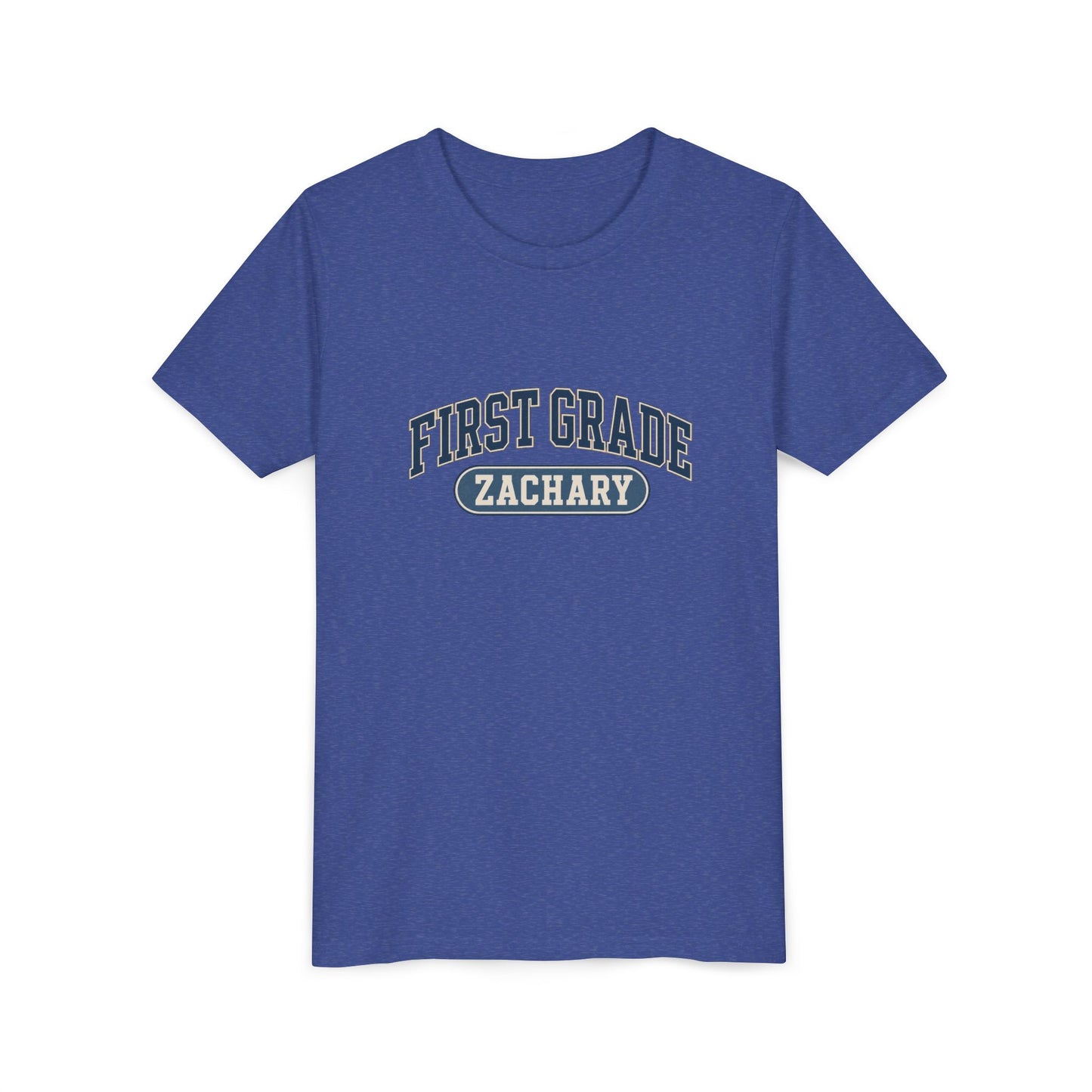 First Grade Varsity Tee | Back to School, Personalized Name