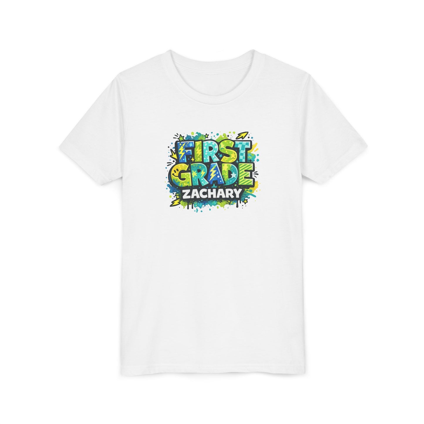 First Grade Name Tee | Personalized Back to School Shirt