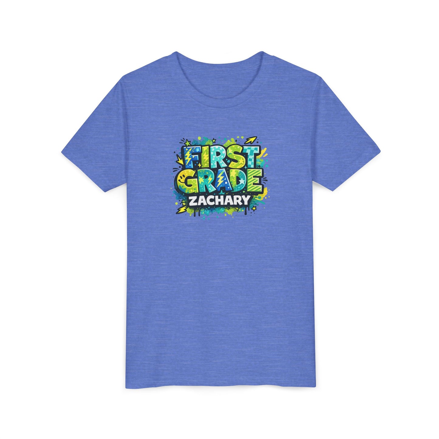 First Grade Name Tee | Personalized Back to School Shirt