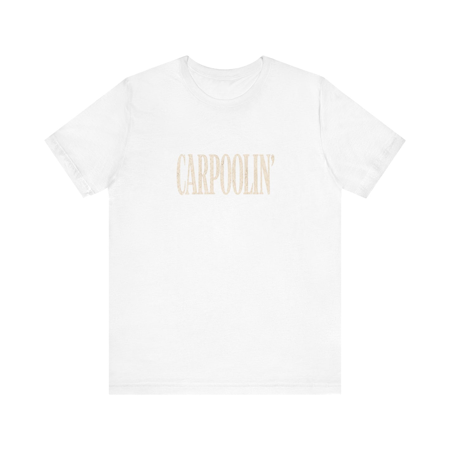 Carpoolin' T-Shirt | Vintage Script text tee, Carpooling theme