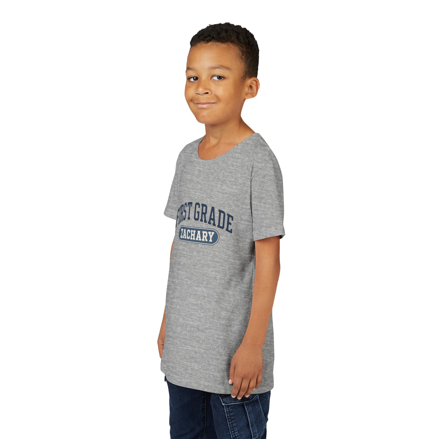 First Grade Varsity Tee | Back to School, Personalized Name