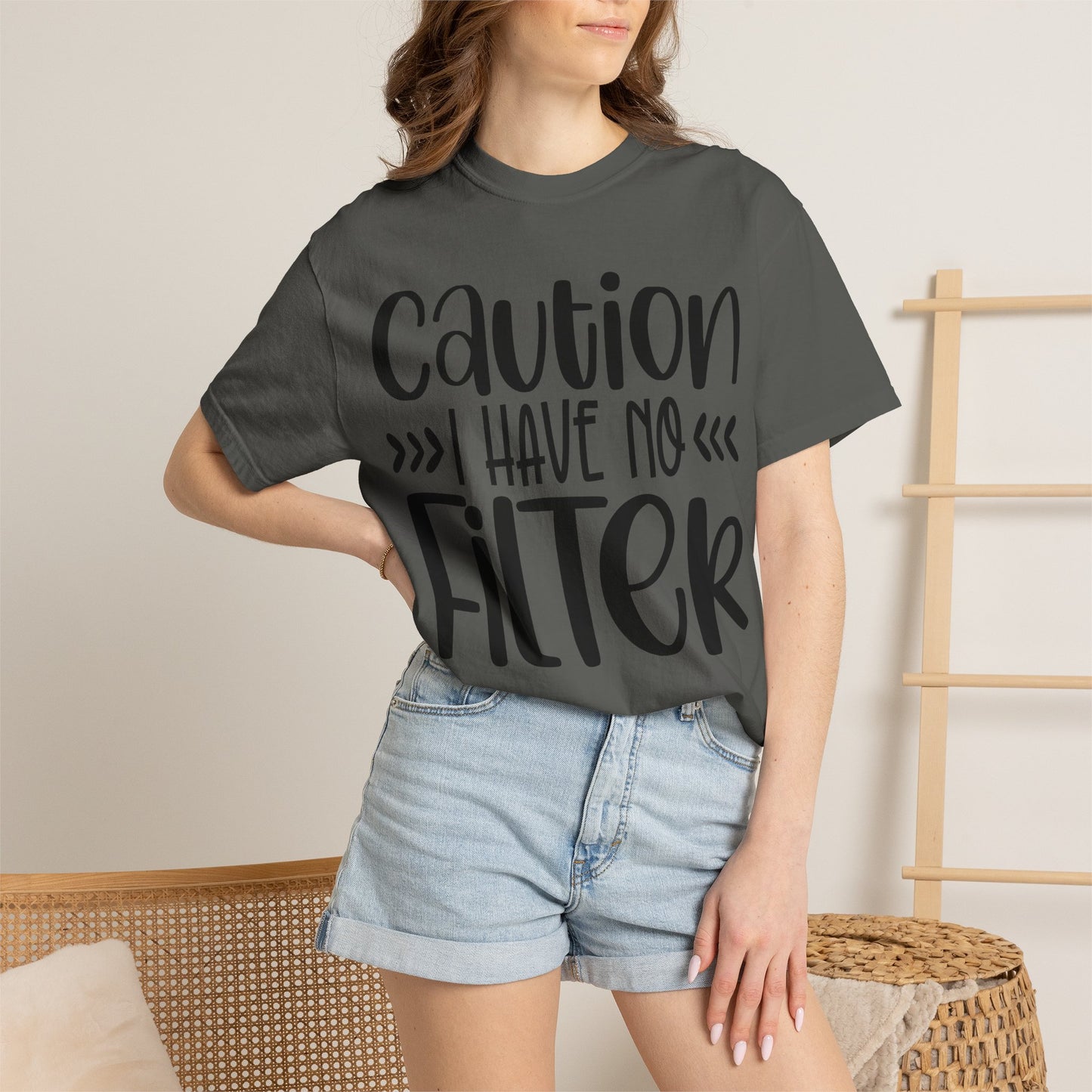 Caution I Have No Filter T-Shirt