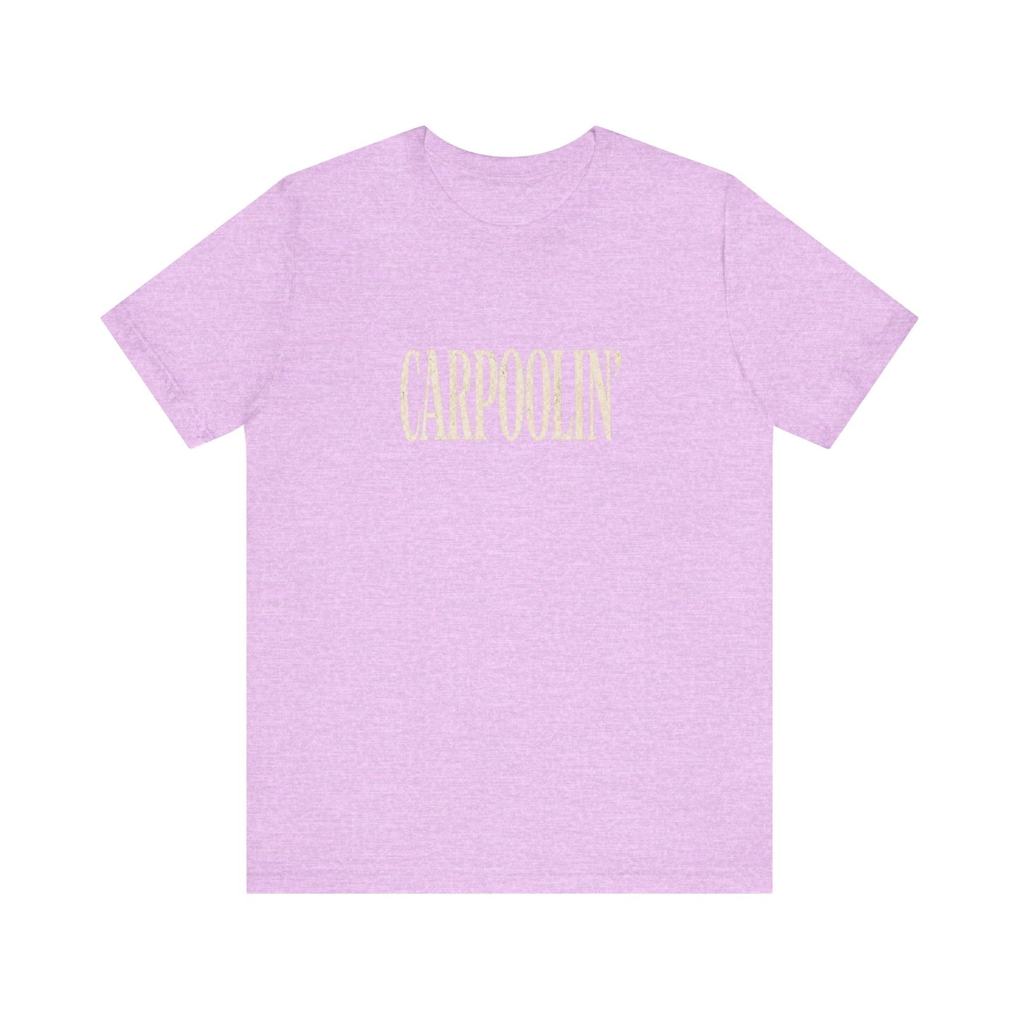Carpoolin' T-Shirt | Vintage Script text tee, Carpooling theme