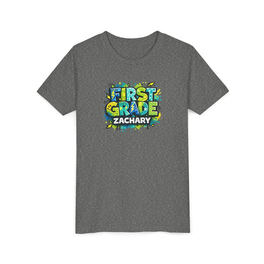 First Grade Name Tee | Personalized Back to School Shirt