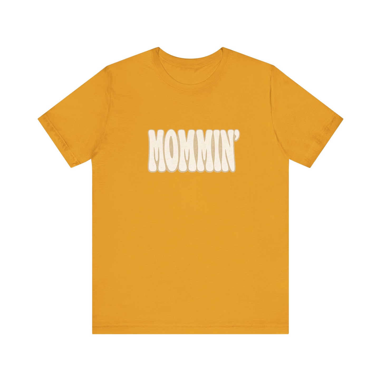 Mommin' Tee | Retro Bubble Text T-Shirt