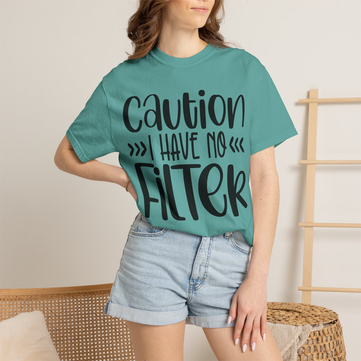 Caution I Have No Filter T-Shirt