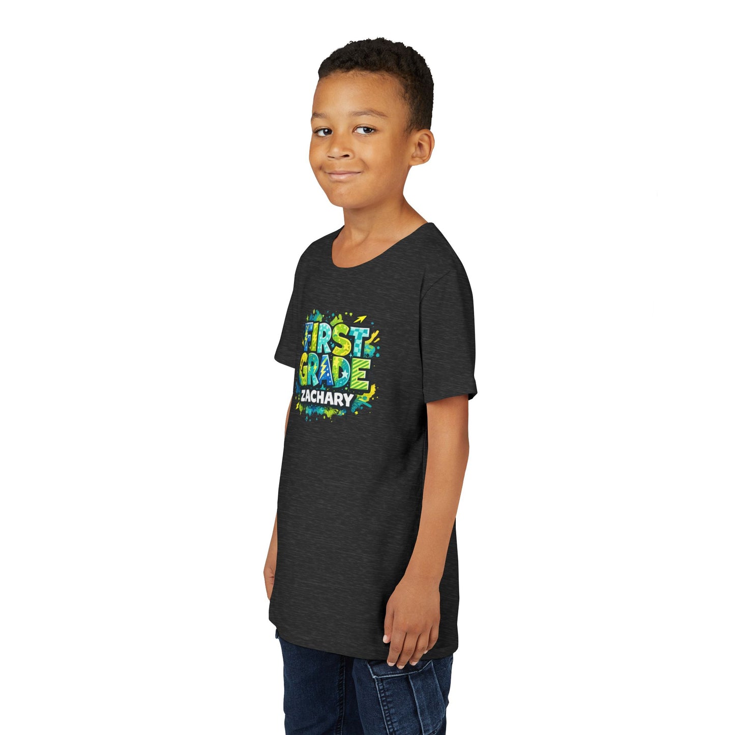 First Grade Name Tee | Personalized Back to School Shirt