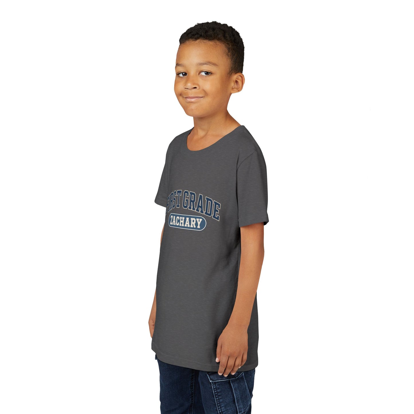 First Grade Varsity Tee | Back to School, Personalized Name