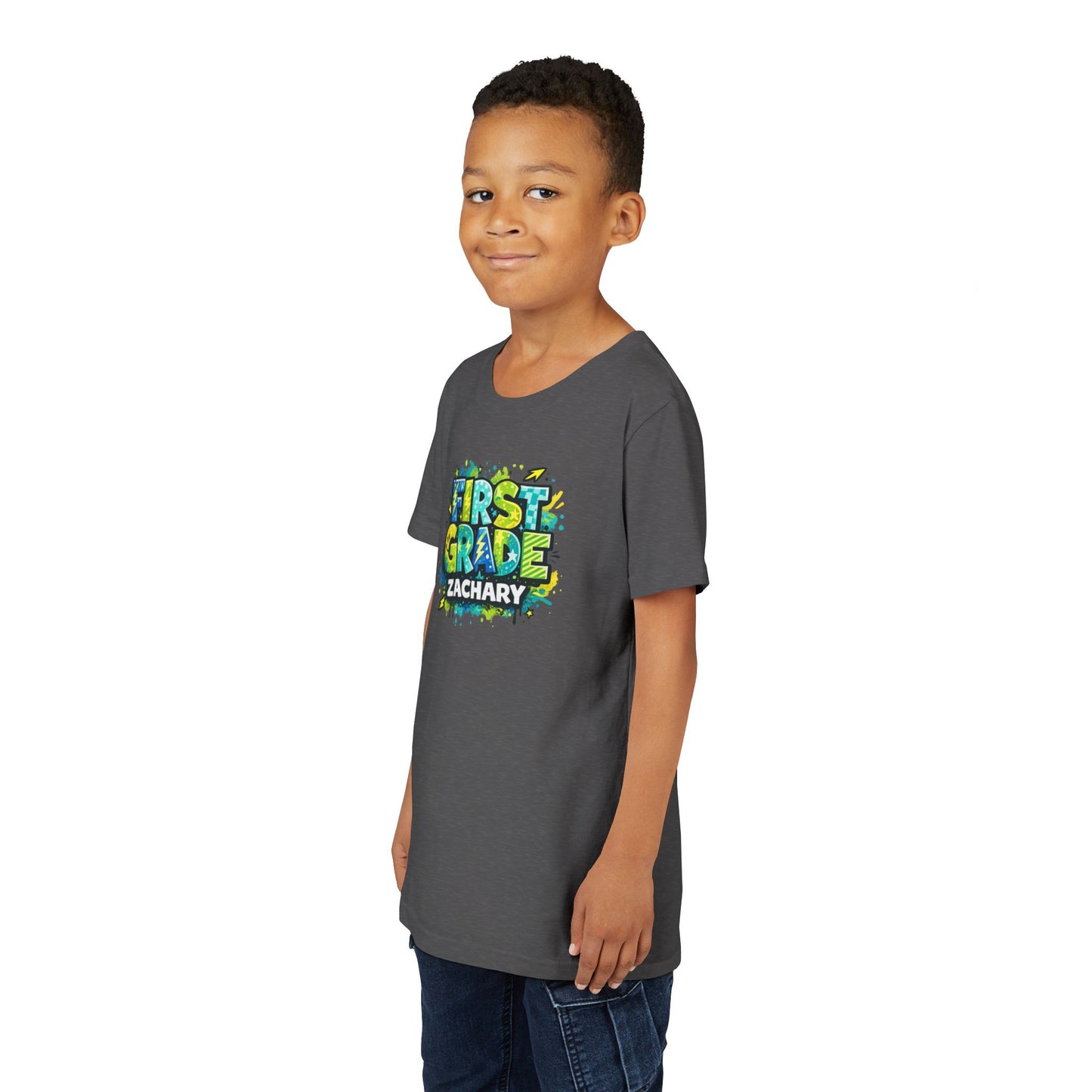 First Grade Name Tee | Personalized Back to School Shirt