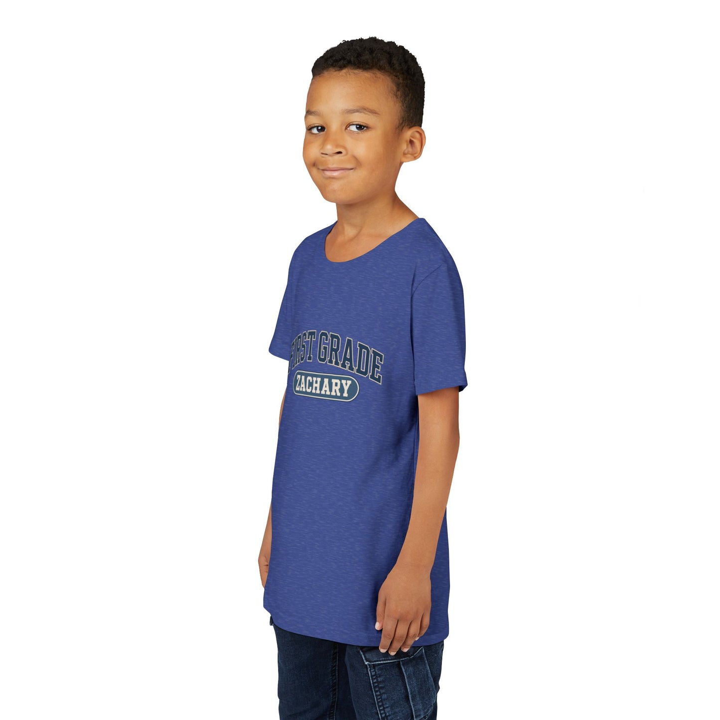 First Grade Varsity Tee | Back to School, Personalized Name