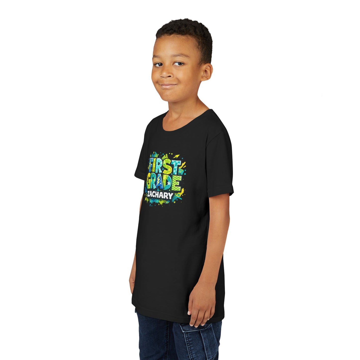 First Grade Name Tee | Personalized Back to School Shirt