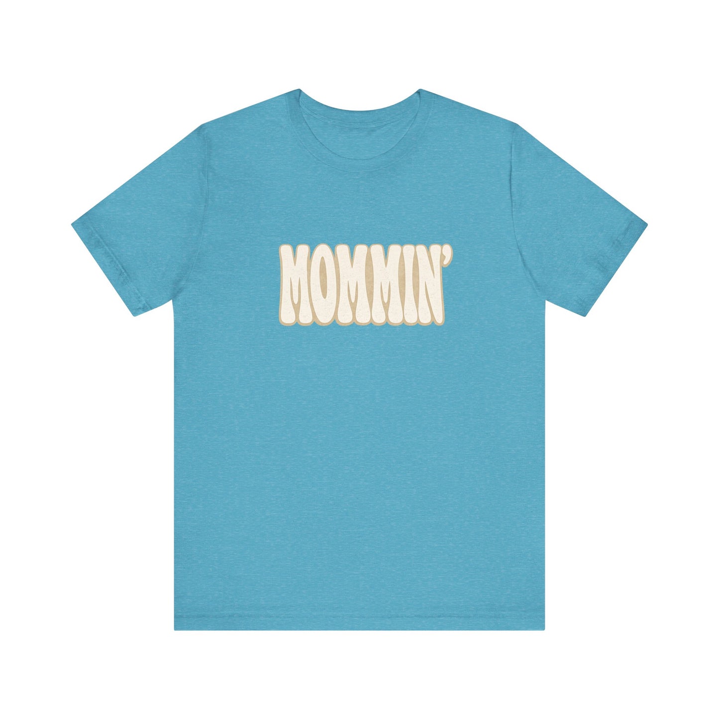 Mommin' Tee | Retro Bubble Text T-Shirt