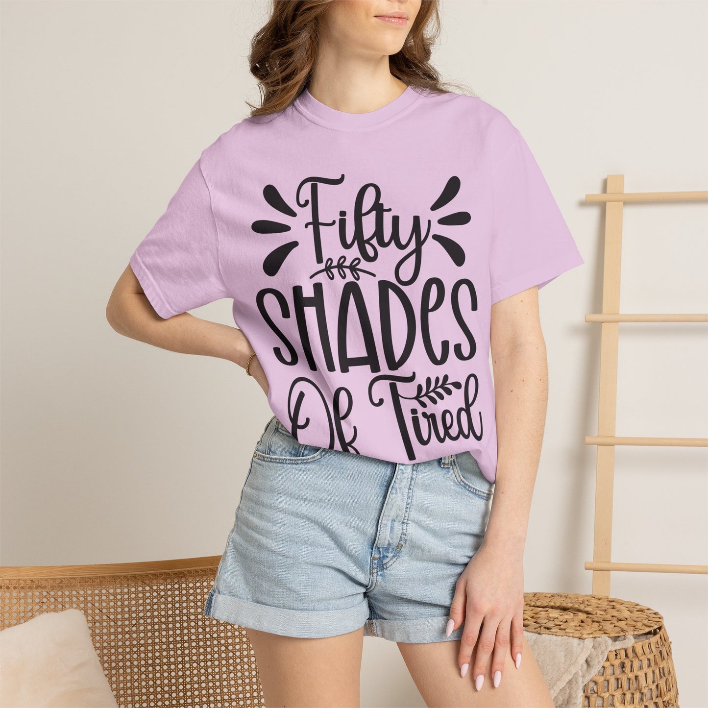 Fifty Shades of Tired T-Shirt – Funny Mom & New Parent Graphic Tee