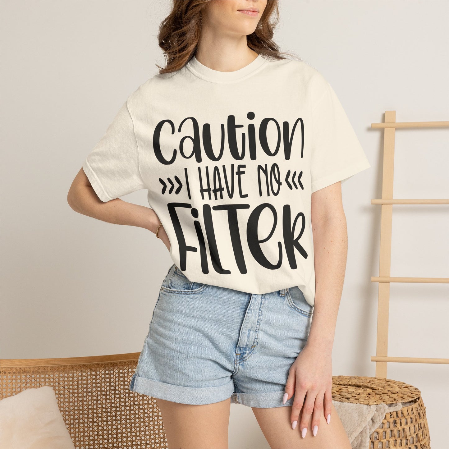 Caution I Have No Filter T-Shirt
