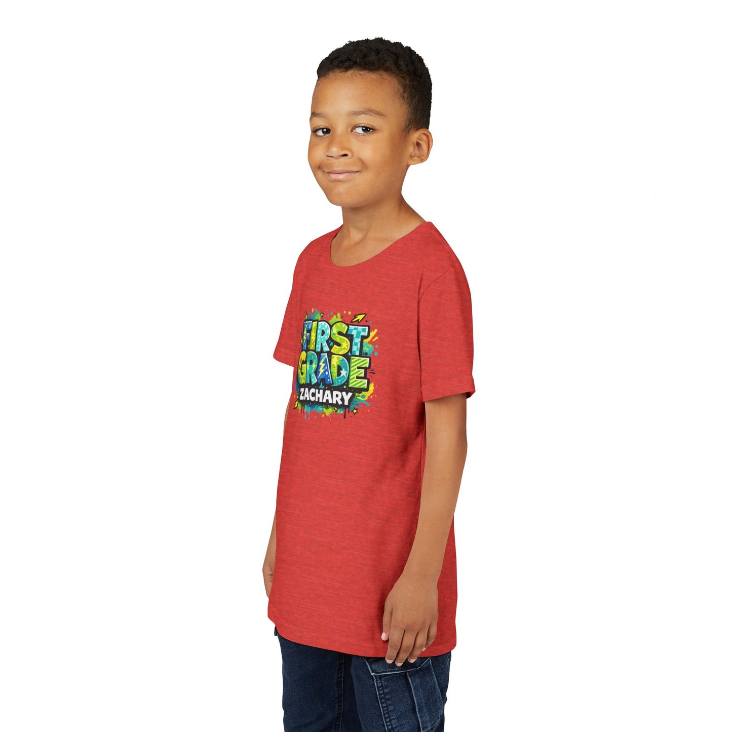 First Grade Name Tee | Personalized Back to School Shirt