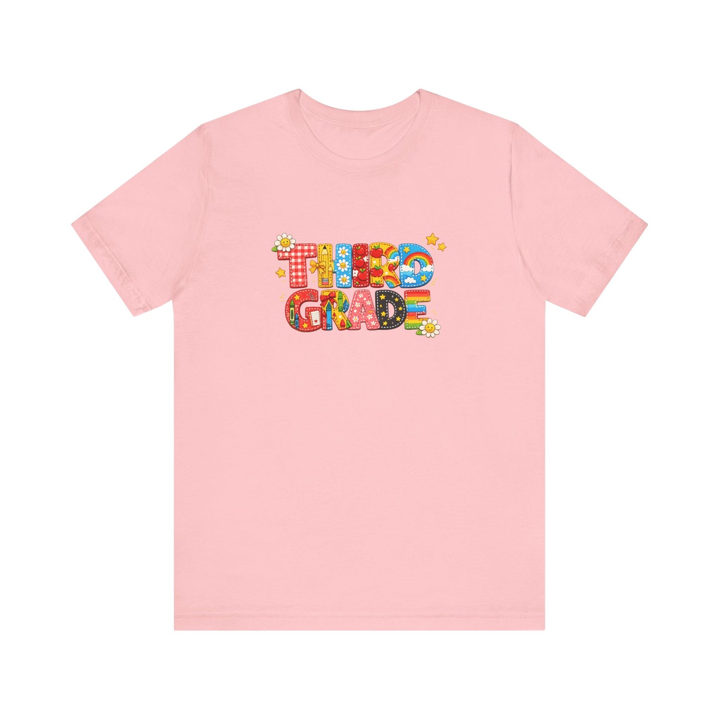 Third Grade T-Shirt | Colorful Retro Kids School Graphic